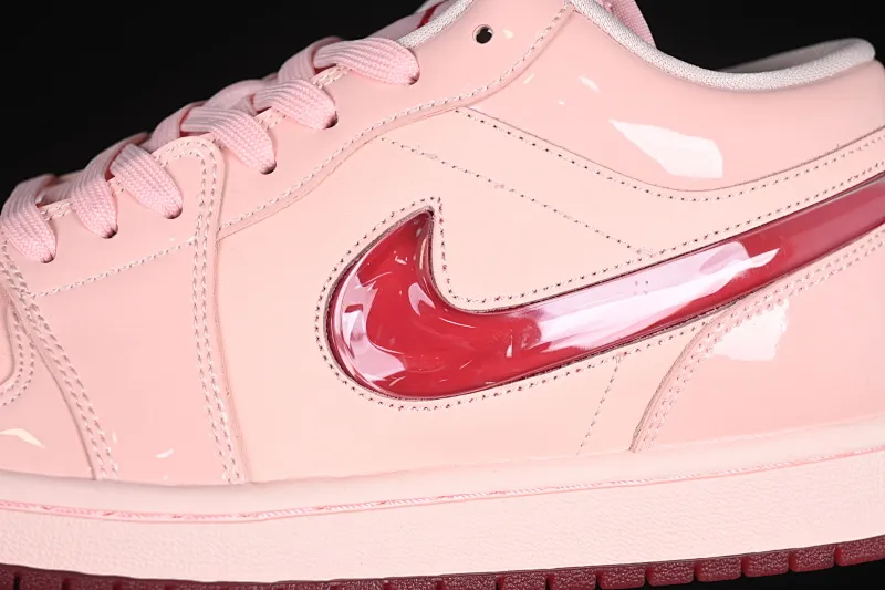 All categories Air Jordan Jordan series basketball shoes Air Jordan 1 Low Air Jordan 1 Low AJ1 Joe 1 Valentine's Day Jelly Pink Low-top cultural basketball shoes HF3174-600